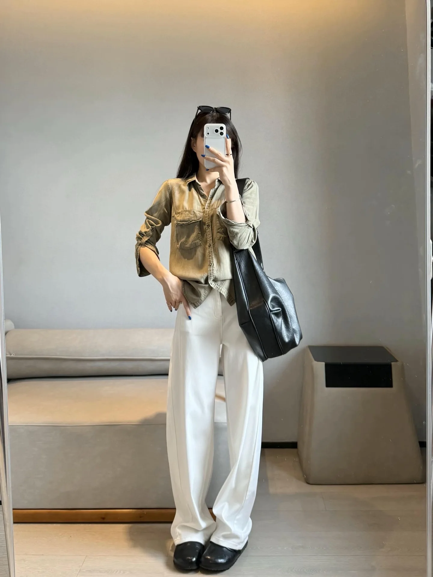 Four-Way Stretch Denim Pants Straight Leg Cotton Women's Jeans Slimming High Waist Spring New Style Versatile White
Four-Way Stretch Denim Pants Straight Leg Cotton Women's Jeans Slimming High Waist Spring New Style Versatile White