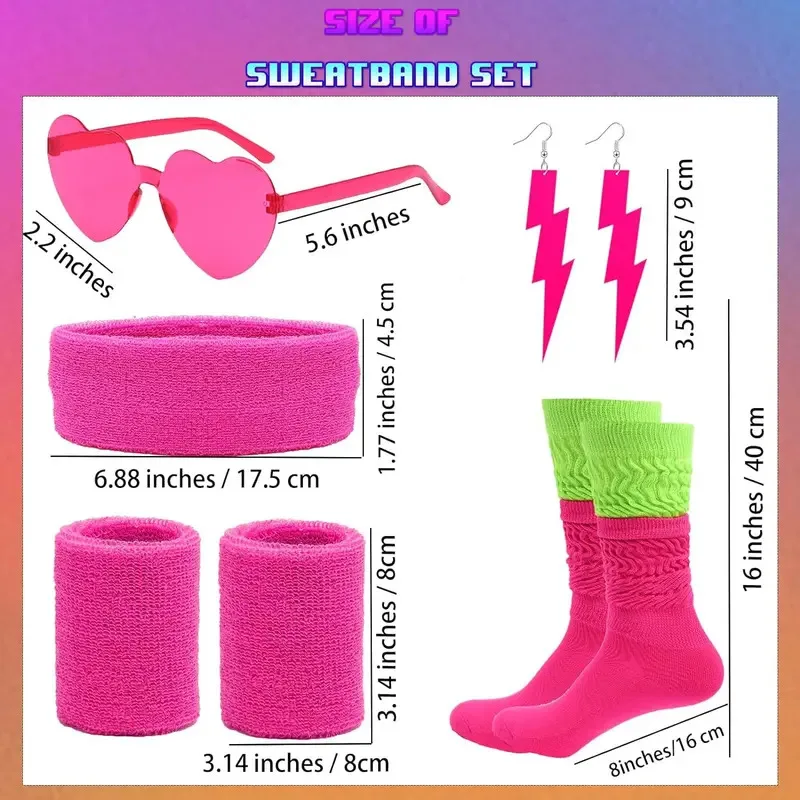 asdh8@Retro 80s Party Workout Costume Accessories 80s Hippie Girl Cosplay Fantasy Headband Earrings Fanny Pack Women PropsCOSda@
asdh8@Retro 80s Party Workout Costume Accessories 80s Hippie Girl Cosplay Fantasy Headband Earrings Fanny Pack Women PropsCOSda@