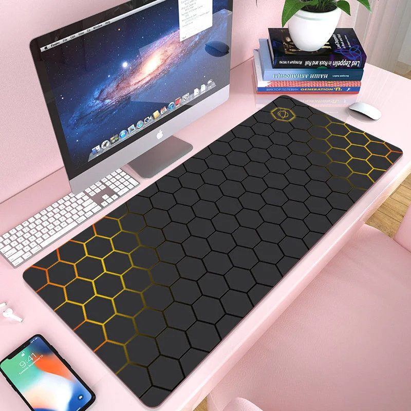 Mechanical Honeycomb Gaming Mouse Pad, Rubber Non-slip Extended Desk Mat for Office & Gaming, Universal
Mechanical Honeycomb Gaming Mouse Pad, Rubber Non-slip Extended Desk Mat for Office & Gaming, Universal