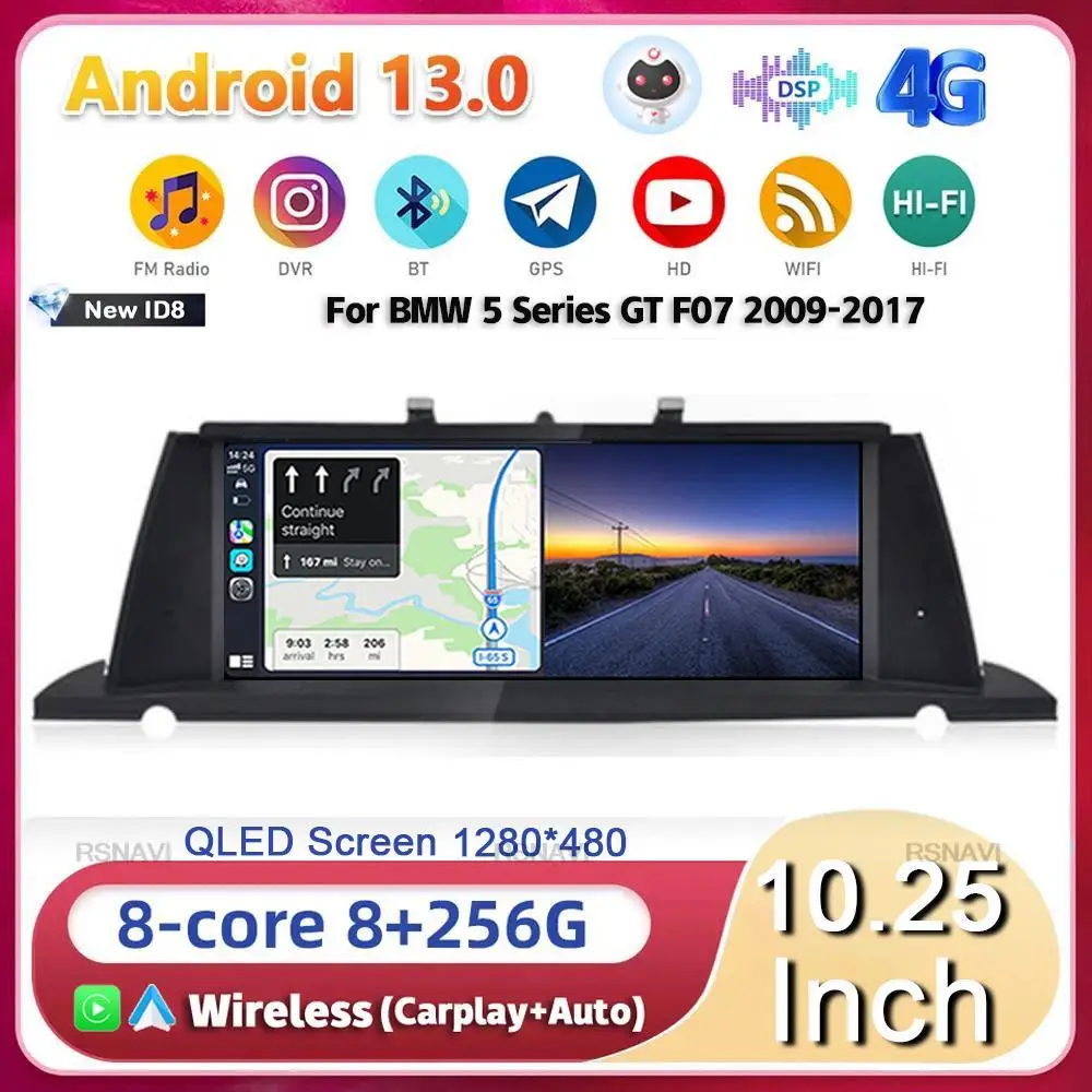 10,25 "Android 13 ID8 мультимедийный плеер для BMW 5 серии GT F07 2009-2018 автомобильное радио головное устройство стерео GPS навигация WIFI Carplay
10,25 "Android 13 ID8 мультимедийный плеер для BMW 5 серии GT F07 2009-2018 автомобильное радио головное устройство стерео GPS навигация WIFI Carplay
