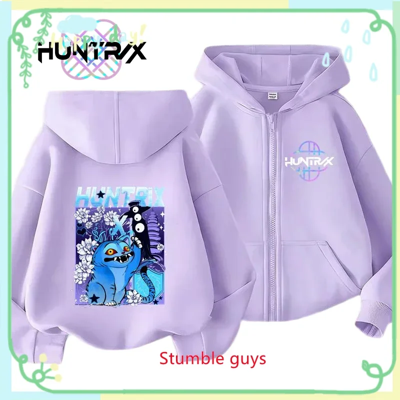 Kpop Demon Hunters Kids Purple Zip Hoodie Spring Autumn Boys Girls Clothes Soft Warm Wear
Kpop Demon Hunters Kids Purple Zip Hoodie Spring Autumn Boys Girls Clothes Soft Warm Wear