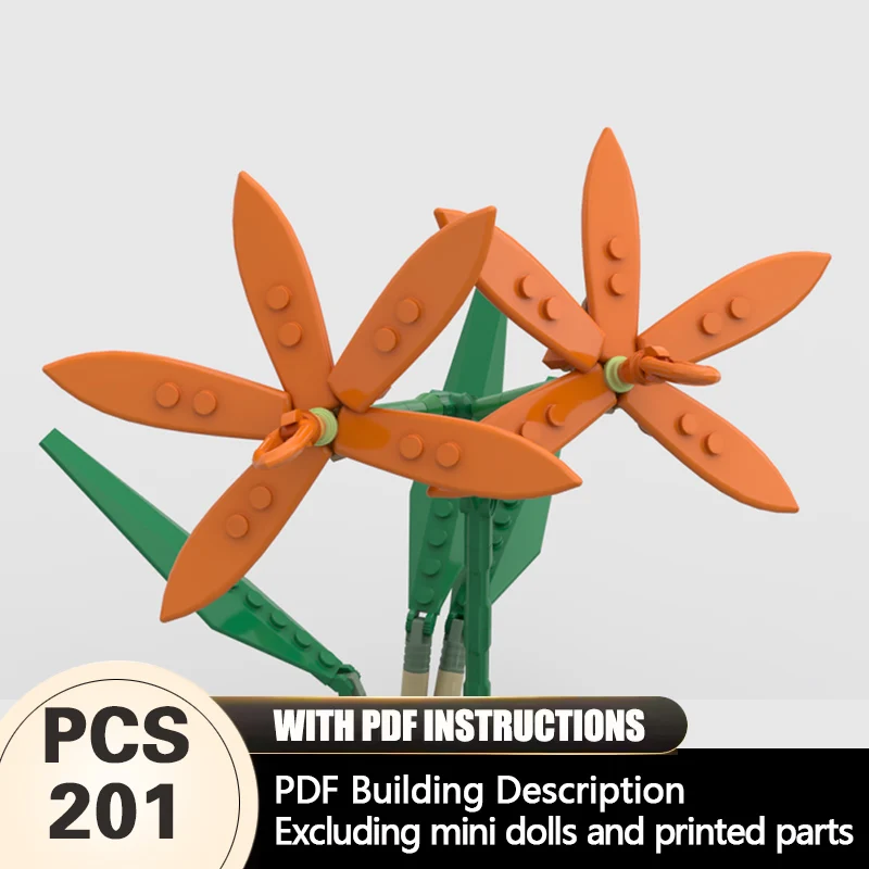 Creators Plant Series Model MOC Building Bricks Orange Bird Flower Modular Technology Gifts Holiday Assemble Children Toys Suit
Creators Plant Series Model MOC Building Bricks Orange Bird Flower Modular Technology Gifts Holiday Assemble Children Toys Suit