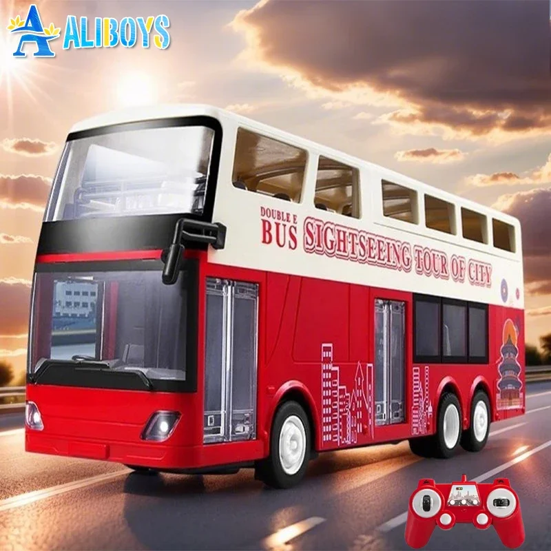 Double E E640 Travel Bus 1:18 RC Double-decker Bus Electric Alloy Sightseeing Bus Sound Light Racing Vehicle Model Boy Xmas Gift
Double E E640 Travel Bus 1:18 RC Double-decker Bus Electric Alloy Sightseeing Bus Sound Light Racing Vehicle Model Boy Xmas Gift