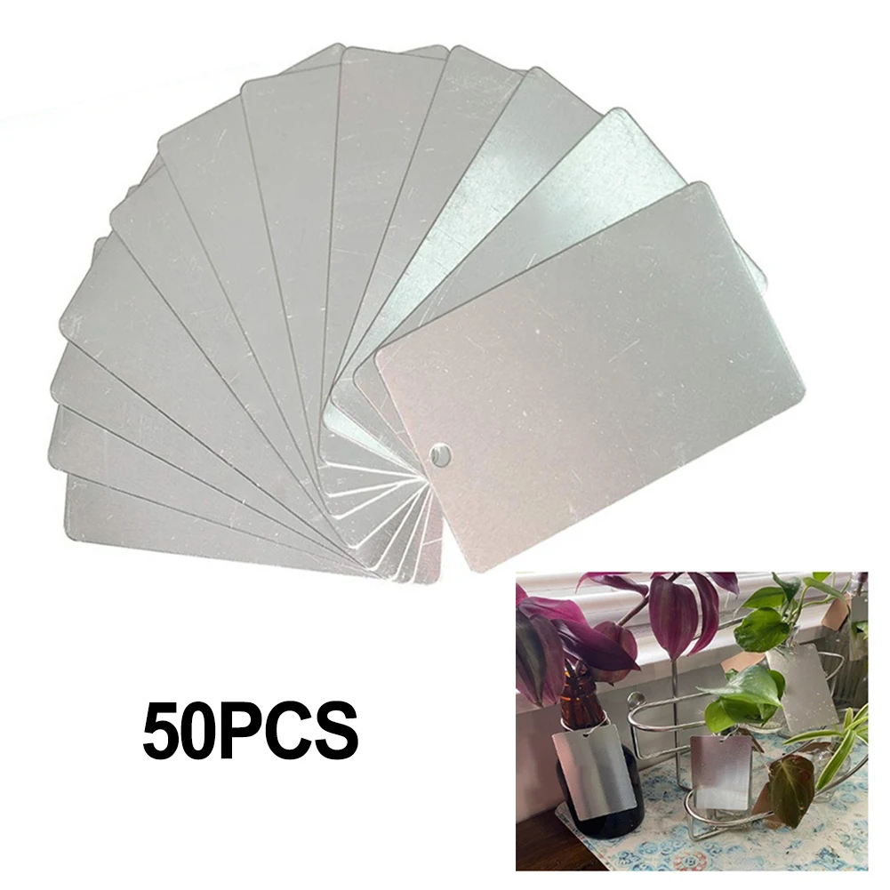 50pcs Aluminum Plant Labels Double Sided Metal Label Tree ID Tag For Garden Supplies Planting Tools
50pcs Aluminum Plant Labels Double Sided Metal Label Tree ID Tag For Garden Supplies Planting Tools