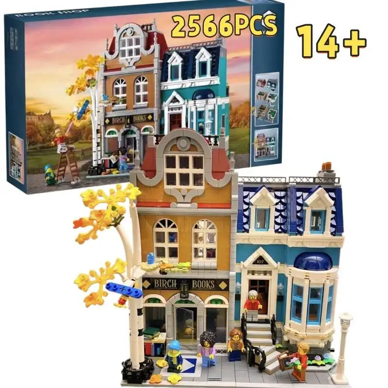 НОВИНКА 2026: Конструктор MOC 2566 деталей, аналог 10270 «Книжный магазин», игрушка-конструктор, декор, подарок на Рождество и день рождения для детей
НОВИНКА 2026: Конструктор MOC 2566 деталей, аналог 10270 «Книжный магазин», игрушка-конструктор, декор, подарок на Рождество и день рождения для детей