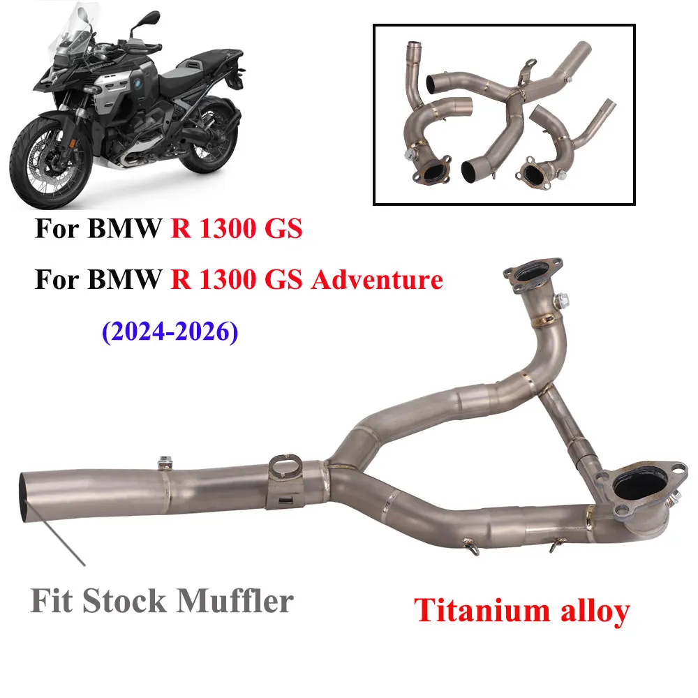 Titanium Header Pipe For BMW R1300GS R1300 GS Adventure 2024-2026 Motorcycle Exhaust Escape System Slip On R1300GS Exhaust
Titanium Header Pipe For BMW R1300GS R1300 GS Adventure 2024-2026 Motorcycle Exhaust Escape System Slip On R1300GS Exhaust