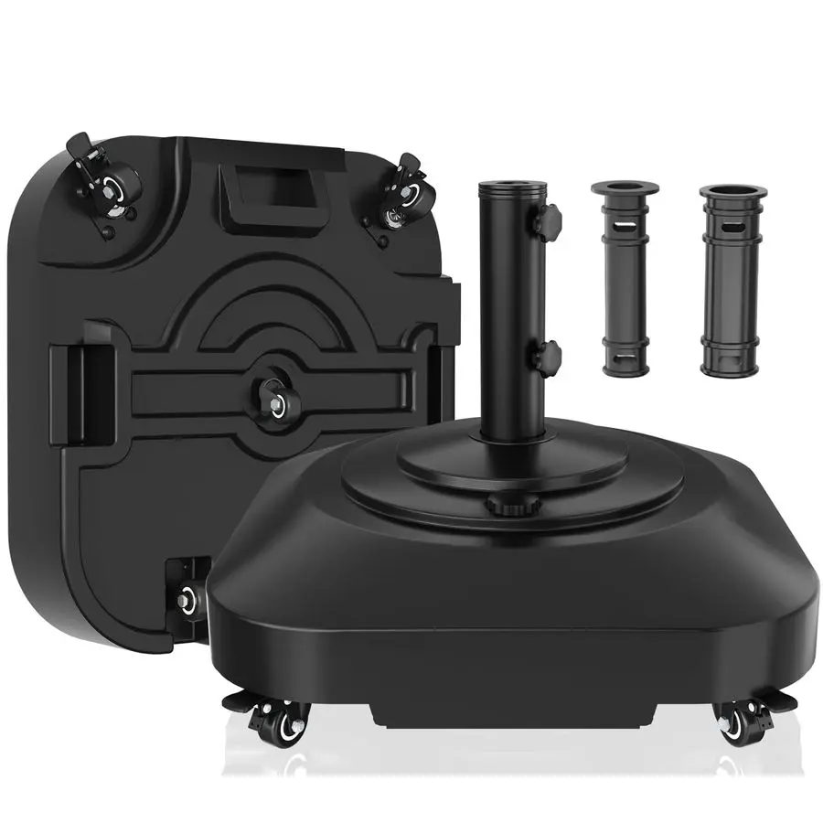 Base,Heavy Duty Umbrella Stand with 5 Wheels, Max 135lb Fillable Umbrella Holder WindResistant, Mobile Square Market Stand for O
Base,Heavy Duty Umbrella Stand with 5 Wheels, Max 135lb Fillable Umbrella Holder WindResistant, Mobile Square Market Stand for O