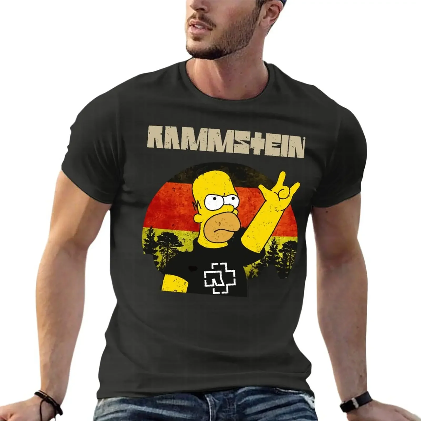 Мужская футболка из натурального хлопка, в стиле оверсайз
Мужская футболка из натурального хлопка, в стиле оверсайз