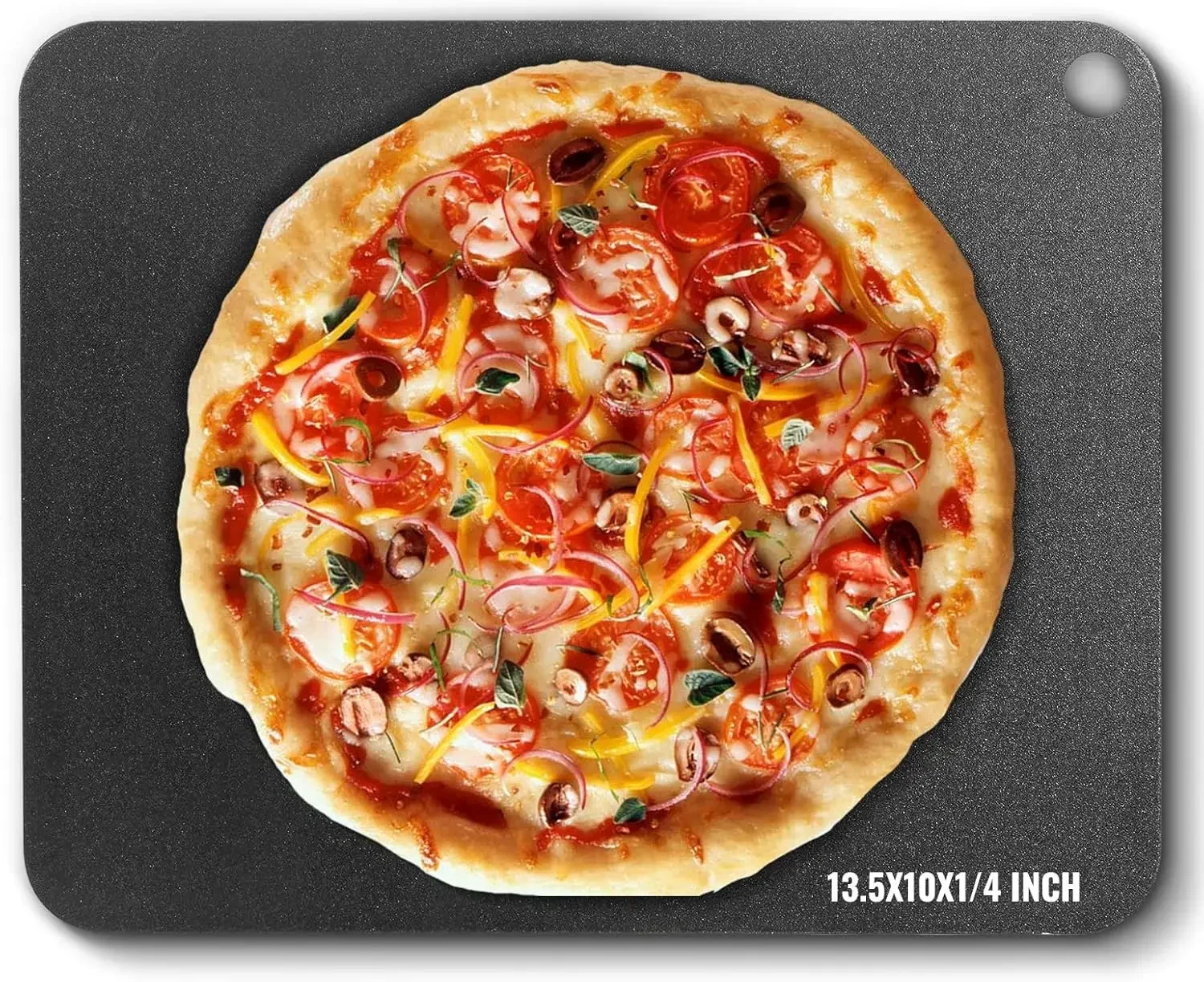 Pizza Steel,13.5"x 10"x 1/4"Pizza Steel Plate for Oven,Pre-Seasoned Carbon Steel Pizza Baking Stone with 20X Higher Conductivity
Pizza Steel,13.5"x 10"x 1/4"Pizza Steel Plate for Oven,Pre-Seasoned Carbon Steel Pizza Baking Stone with 20X Higher Conductivity