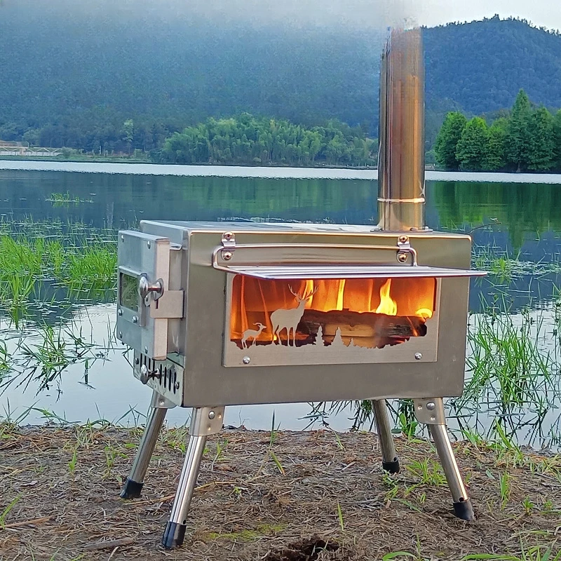Outdoor Smokeless Wood Stove, Indoor Portable Folding Heating Stove, Barbecue Grill for Camping Tents
Outdoor Smokeless Wood Stove, Indoor Portable Folding Heating Stove, Barbecue Grill for Camping Tents