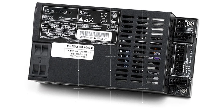 Fully Modular Flex ATX Power Supply - DELTA 7660L 600W Max, 1U Size for High-End ITX & NAS Builds, 80 Plus Bronze
Fully Modular Flex ATX Power Supply - DELTA 7660L 600W Max, 1U Size for High-End ITX & NAS Builds, 80 Plus Bronze
