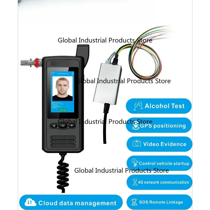 Intelligent Tester with 4G Communication Electrochemical Sensor Built-In Camera and GPS Tracking Breathalyzer
Intelligent Tester with 4G Communication Electrochemical Sensor Built-In Camera and GPS Tracking Breathalyzer