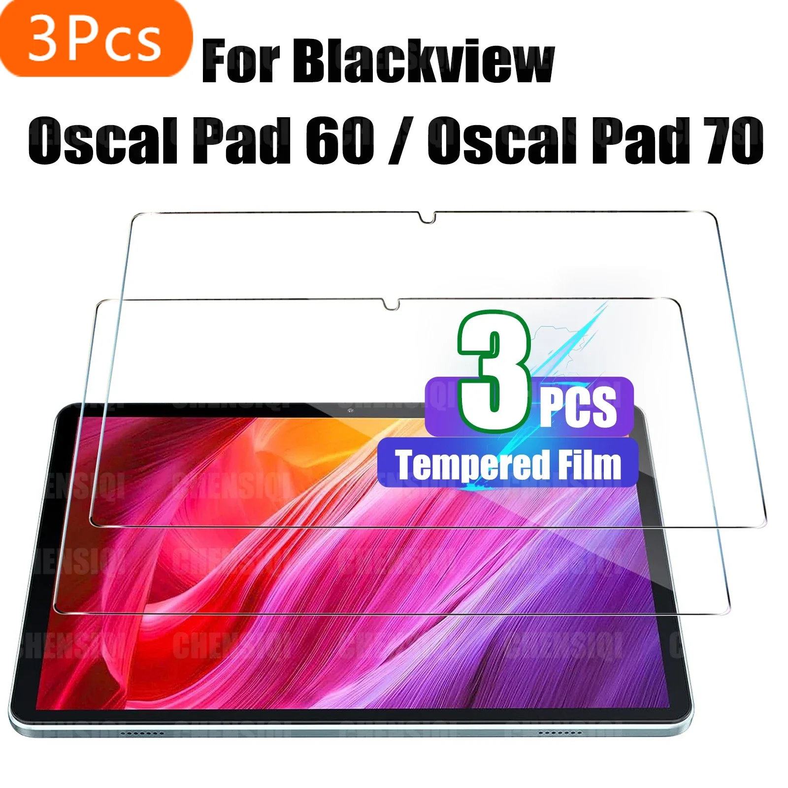 3Pcs Screen Protector for Blackview Oscal Pad 60 / Oscal Pad 70 (10.1inch) 2023 HD 9H Hardness Anti Scratch Transparent Tempered
3Pcs Screen Protector for Blackview Oscal Pad 60 / Oscal Pad 70 (10.1inch) 2023 HD 9H Hardness Anti Scratch Transparent Tempered