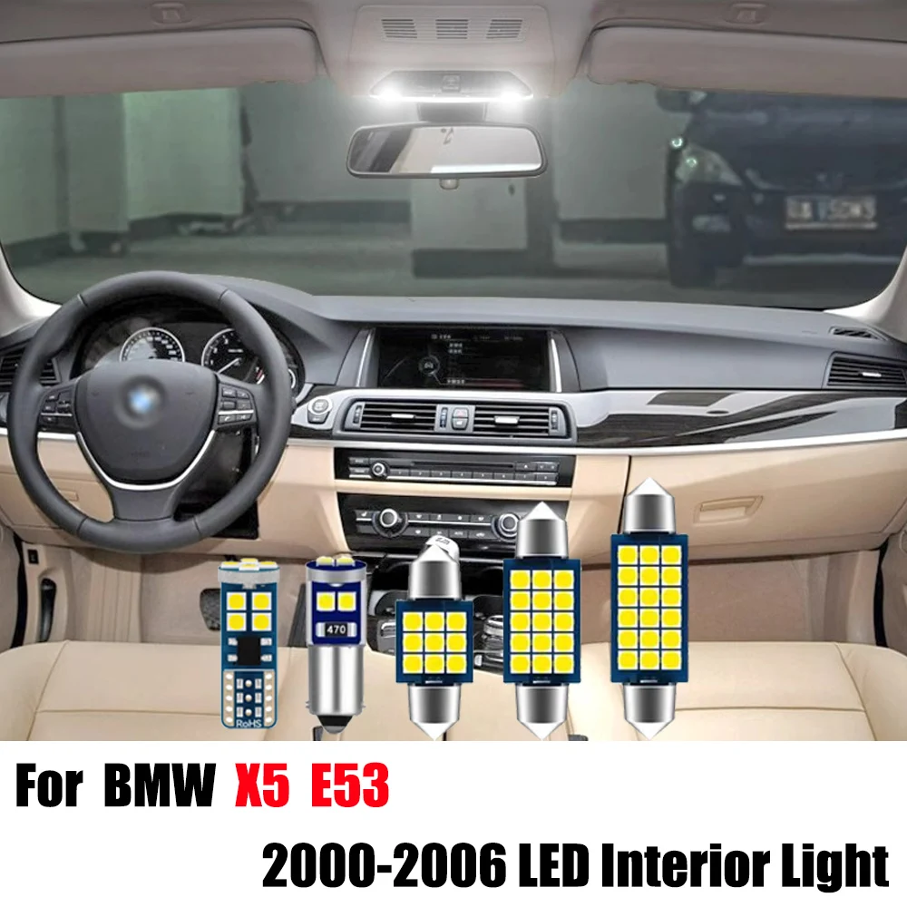 11pcs For BMW X5 E53 2000 2001 2002 2003 2004 2005 2006 Canbus LED Interior Light Car Lamp accessories Kit
11pcs For BMW X5 E53 2000 2001 2002 2003 2004 2005 2006 Canbus LED Interior Light Car Lamp accessories Kit