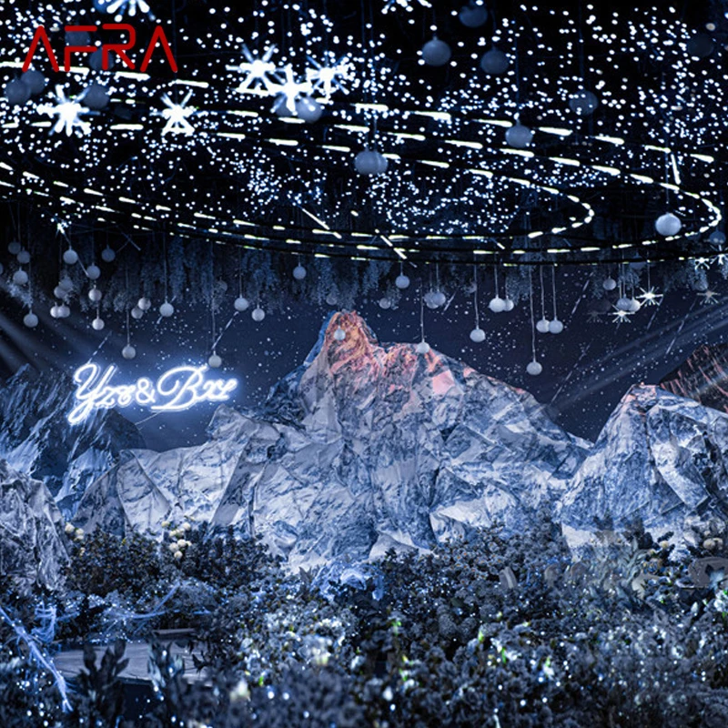 Современная свадебная подвеска AFRA, метеоритный душ, атмосфера, светодиодный вечерний сценический реквизит, декорация для заднего фона
Современная свадебная подвеска AFRA, метеоритный душ, атмосфера, светодиодный вечерний сценический реквизит, декорация для заднего фона