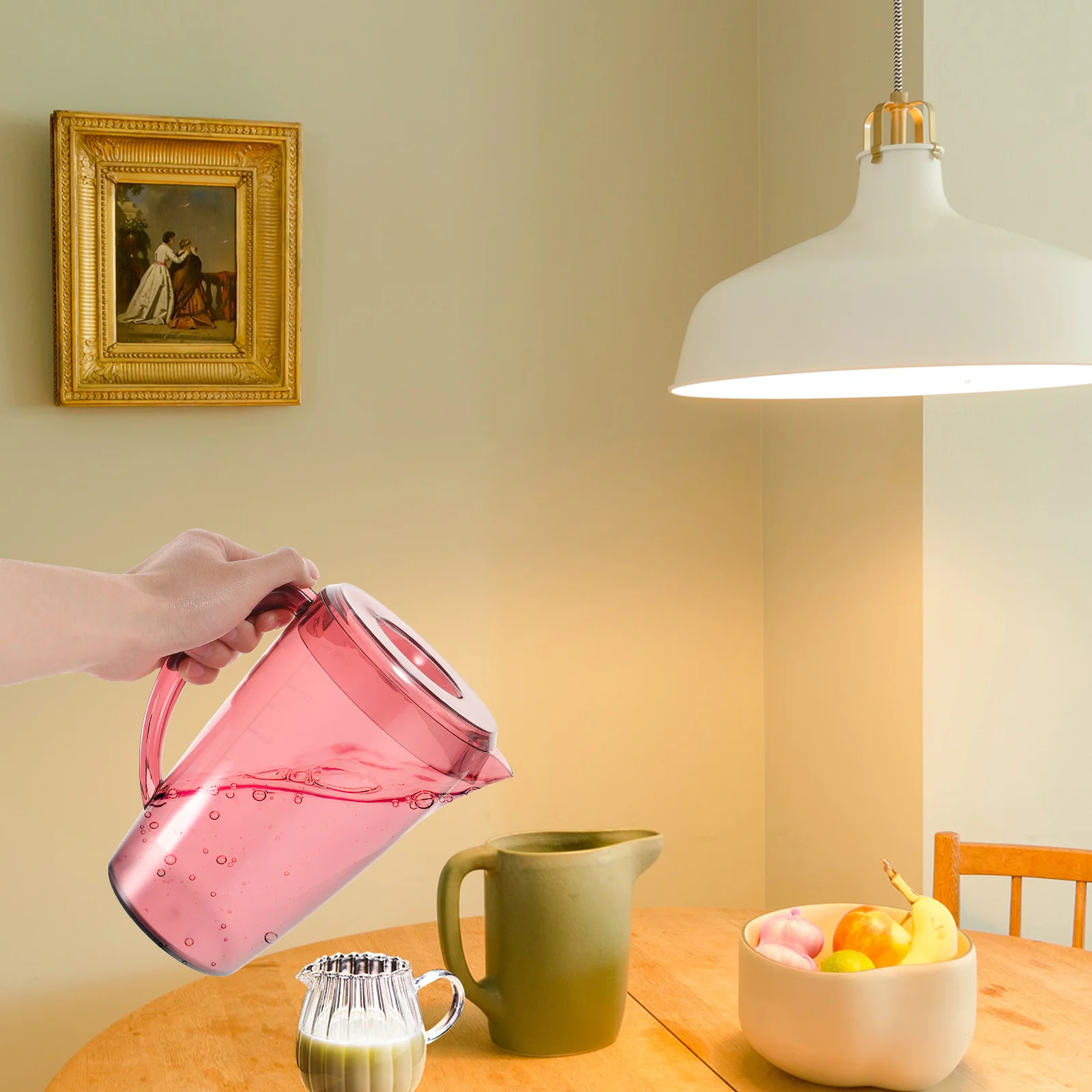 Household Cold Drink Plastic Juice Pot Set Large Capacity Water Container Cups for Serving Juice Tea Milk Outdoor Picnic Bbq
Household Cold Drink Plastic Juice Pot Set Large Capacity Water Container Cups for Serving Juice Tea Milk Outdoor Picnic Bbq