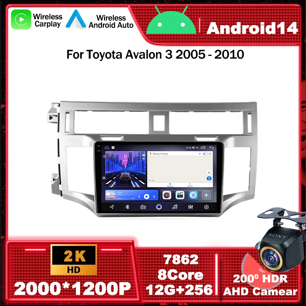Android 14 Car Radio Multimedia Video Player Navigation GPS For Toyota Avalon 3 2005 - 2010 5G WIFI Carplay BT 4G No 2 din dvd
Android 14 Car Radio Multimedia Video Player Navigation GPS For Toyota Avalon 3 2005 - 2010 5G WIFI Carplay BT 4G No 2 din dvd