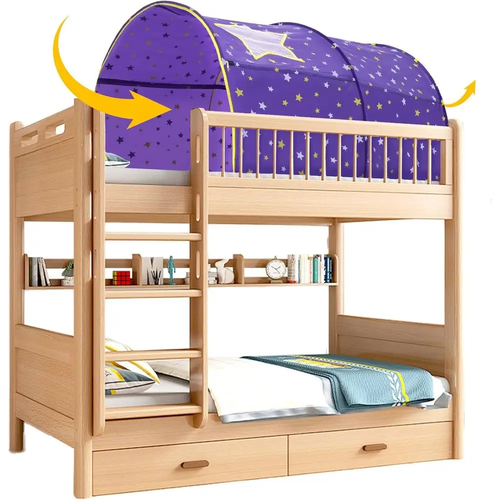 Portable Twin Sleeping Bed Tent with Playhouse and Starry Ceiling for Kids - Privacy and Fun
Portable Twin Sleeping Bed Tent with Playhouse and Starry Ceiling for Kids - Privacy and Fun