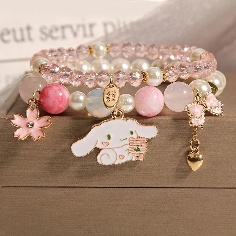 Sanrio Cartoon Character Beaded Bracelet Kuromi Melody Adjustable DIY Bangle Anime Cinnamoroll Jewelry Accessories For Women*
Sanrio Cartoon Character Beaded Bracelet Kuromi Melody Adjustable DIY Bangle Anime Cinnamoroll Jewelry Accessories For Women*