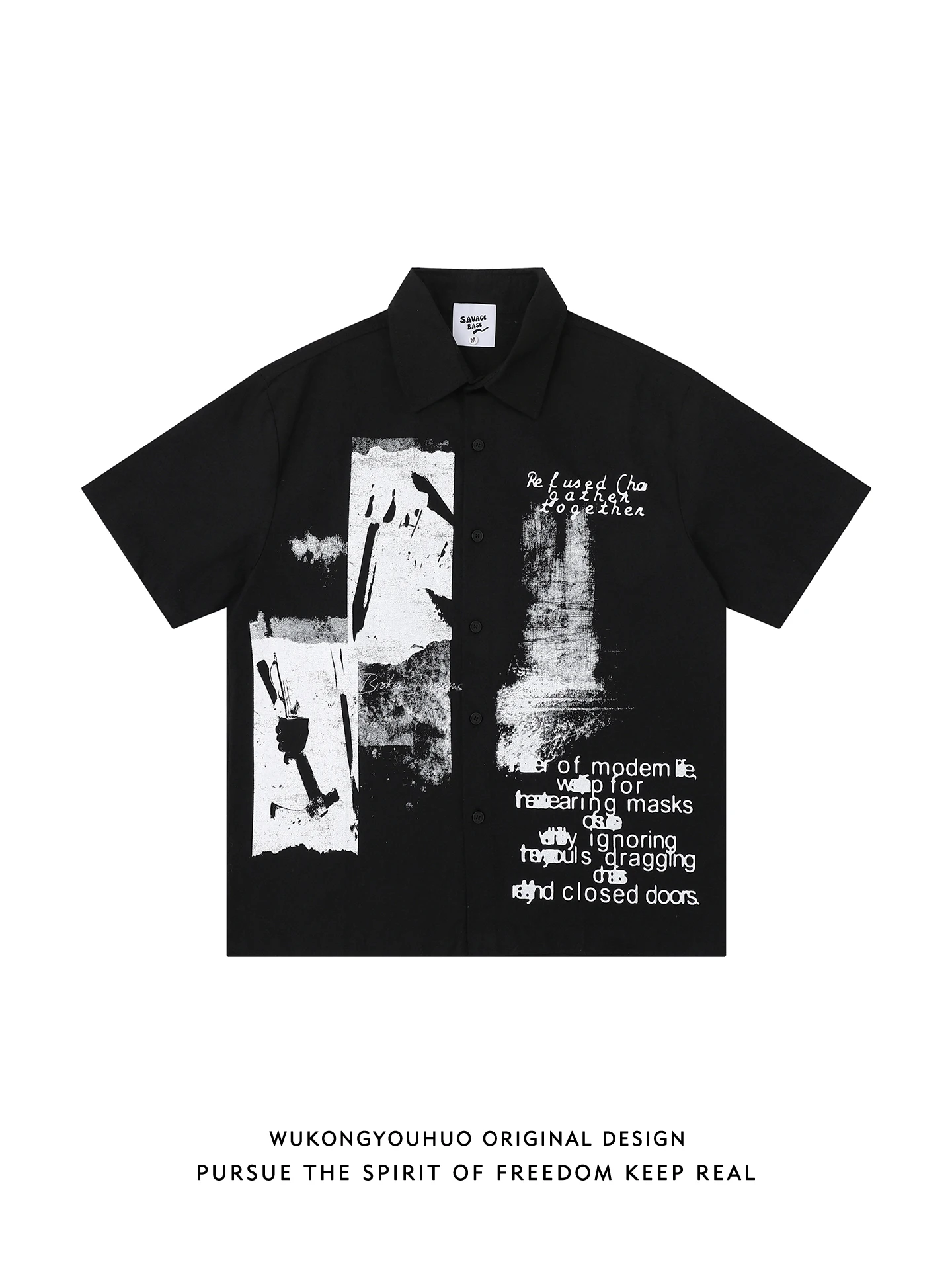 Casual Retro American Print Short Sleeve Shirt Unisex Summer High Street Half Sleeve Shirt Youth Popular Loose Fit Cotton Shirt
Casual Retro American Print Short Sleeve Shirt Unisex Summer High Street Half Sleeve Shirt Youth Popular Loose Fit Cotton Shirt