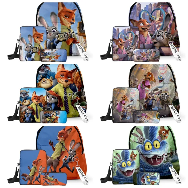 3pcs New Disney Anime Zootopia 2 Cute Cartoon Print Backpack Single-shoulder Bag Pen Case Boys and Girls Gifts
3pcs New Disney Anime Zootopia 2 Cute Cartoon Print Backpack Single-shoulder Bag Pen Case Boys and Girls Gifts