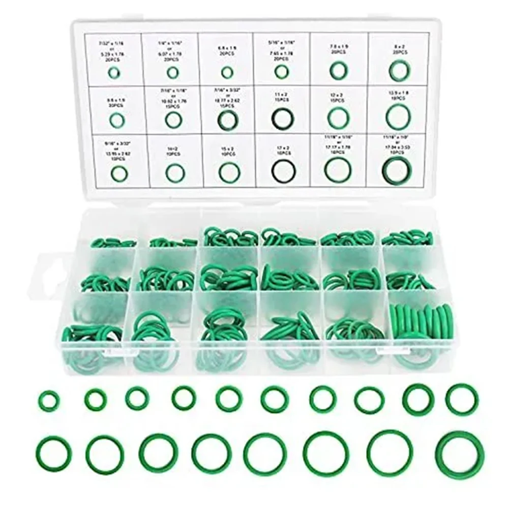 Green O-Rings SAE And Metric O-Rings Assortment O-Rings 18 Popular Sizes High-quality Materials For DIY Projects
Green O-Rings SAE And Metric O-Rings Assortment O-Rings 18 Popular Sizes High-quality Materials For DIY Projects