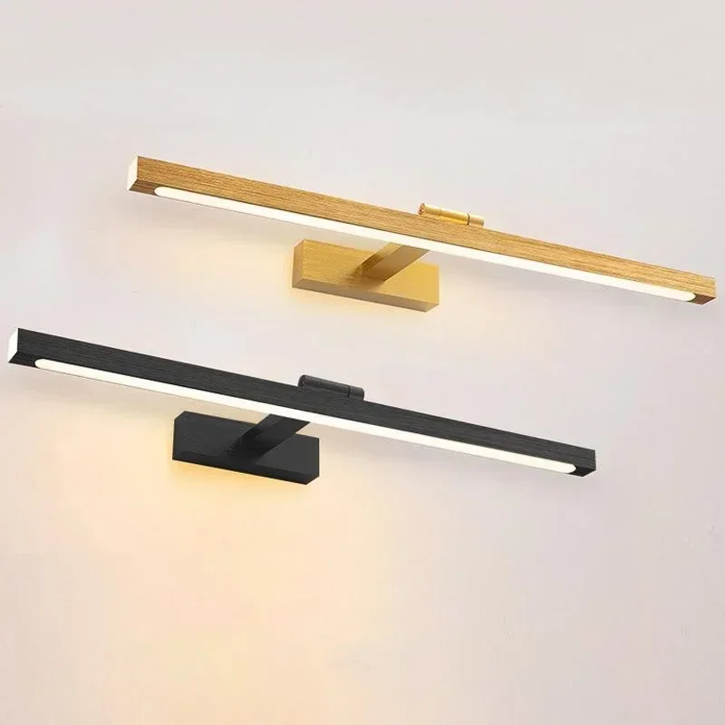 Mirror Headlight Bathroom Led Punch-Free Nordic Aluminum Black And Gold And Silver Tricolor Toilet Bathroom Cabinet Lamp
Mirror Headlight Bathroom Led Punch-Free Nordic Aluminum Black And Gold And Silver Tricolor Toilet Bathroom Cabinet Lamp