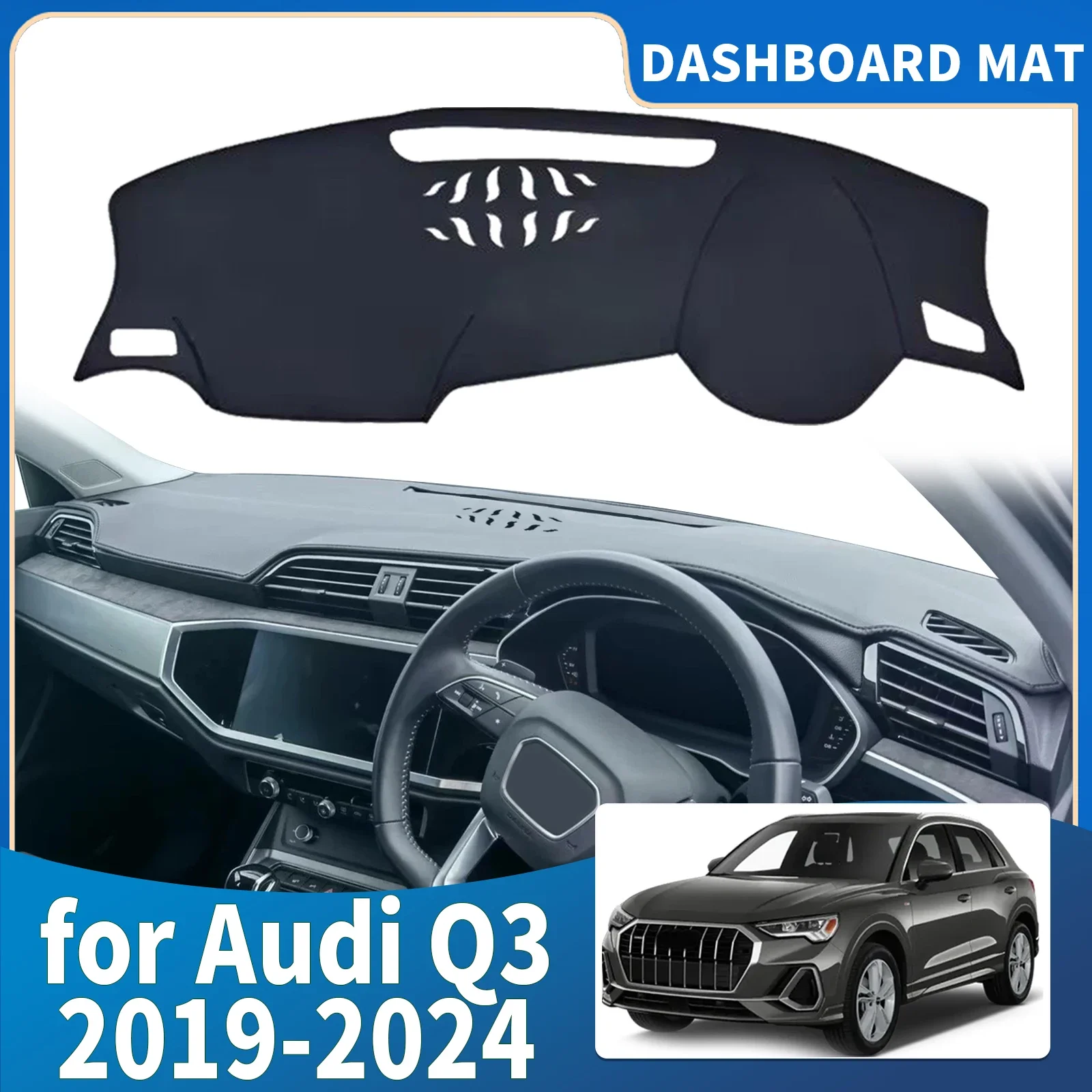 fit for Audi Q3 2024 2023 2022 2021 2020 2019 Dashmat Dashboard Cover Pad Protective Carpet Car Accessories DashMat Sunshade
fit for Audi Q3 2024 2023 2022 2021 2020 2019 Dashmat Dashboard Cover Pad Protective Carpet Car Accessories DashMat Sunshade