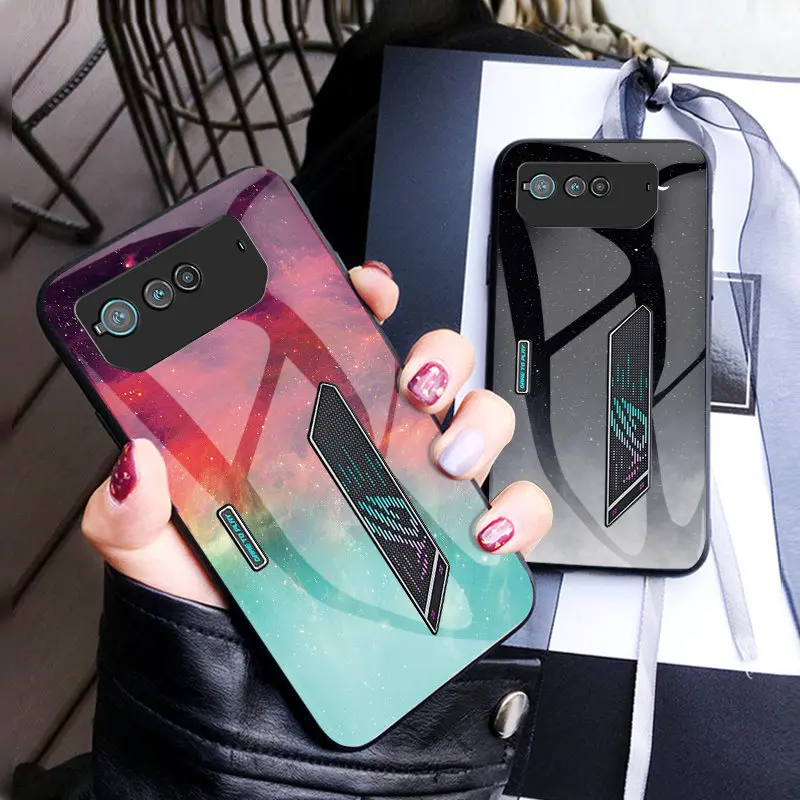 For Asus ROG Phone 6 AI2201 Case Starry Grain Tempered Glass Back Cover Shockproof Phone Case for Asus Rog Phone6 Rog6 5G AI2201
For Asus ROG Phone 6 AI2201 Case Starry Grain Tempered Glass Back Cover Shockproof Phone Case for Asus Rog Phone6 Rog6 5G AI2201
