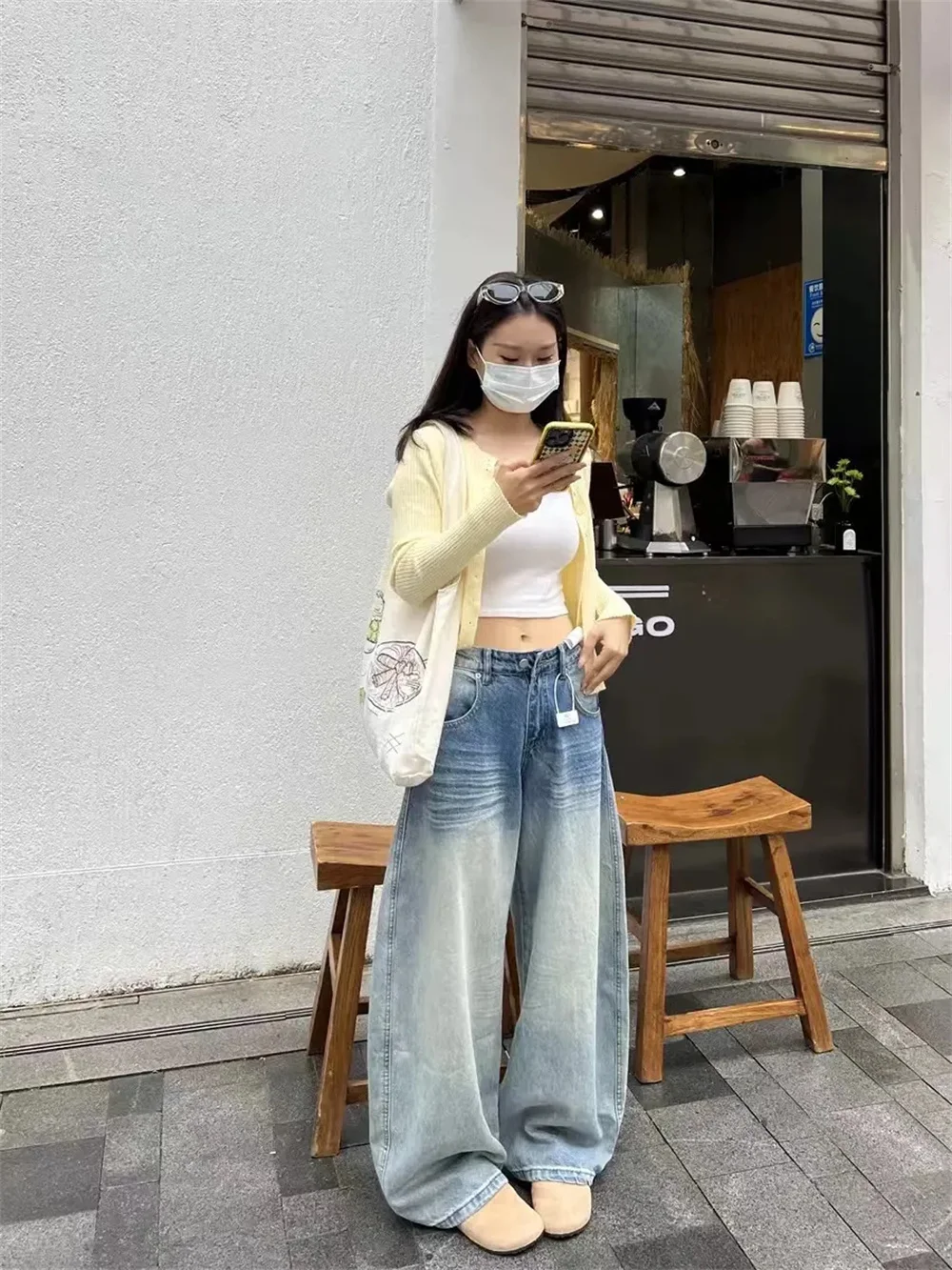 Y2K Loose Straight Leg Jeans Women Trousers Baggy Wide Fit Casual High Waist Retro Washed Vintage Style Women's BF jeans Jeans
Y2K Loose Straight Leg Jeans Women Trousers Baggy Wide Fit Casual High Waist Retro Washed Vintage Style Women's BF jeans Jeans
