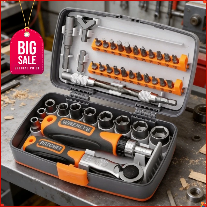 2026 New Ratchet Screwdriver Set Home Combination Toolbox Hardware Magnetic Screwdriver Set Torque Screwdriver Set
2026 New Ratchet Screwdriver Set Home Combination Toolbox Hardware Magnetic Screwdriver Set Torque Screwdriver Set