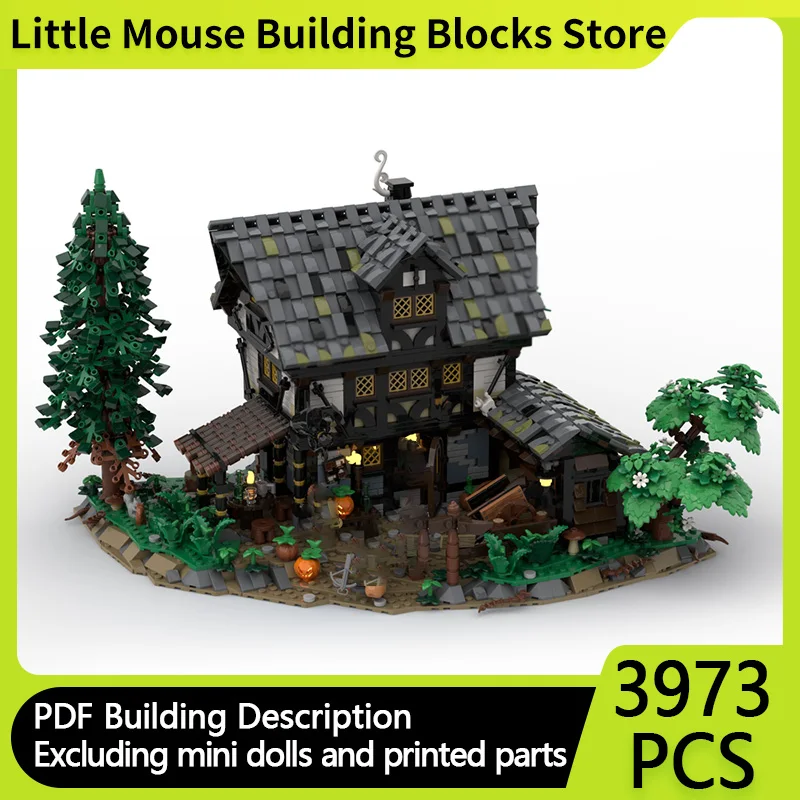 Medieval Castle Model MOC Building Bricks Forest Inn Tavern Modular Technology Gifts Holiday Assemble Children Toys Suit
Medieval Castle Model MOC Building Bricks Forest Inn Tavern Modular Technology Gifts Holiday Assemble Children Toys Suit