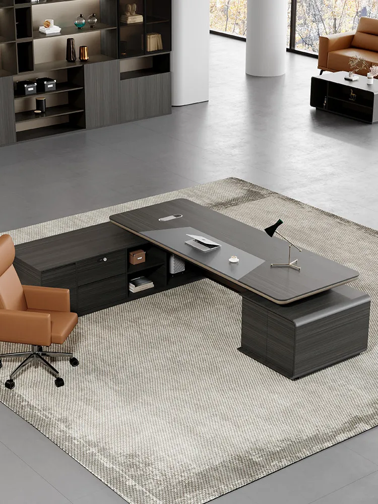 Light Luxury Boss Desk Large Class Desk High-end President Light Luxury Premium Atmospheric Desk
Light Luxury Boss Desk Large Class Desk High-end President Light Luxury Premium Atmospheric Desk
