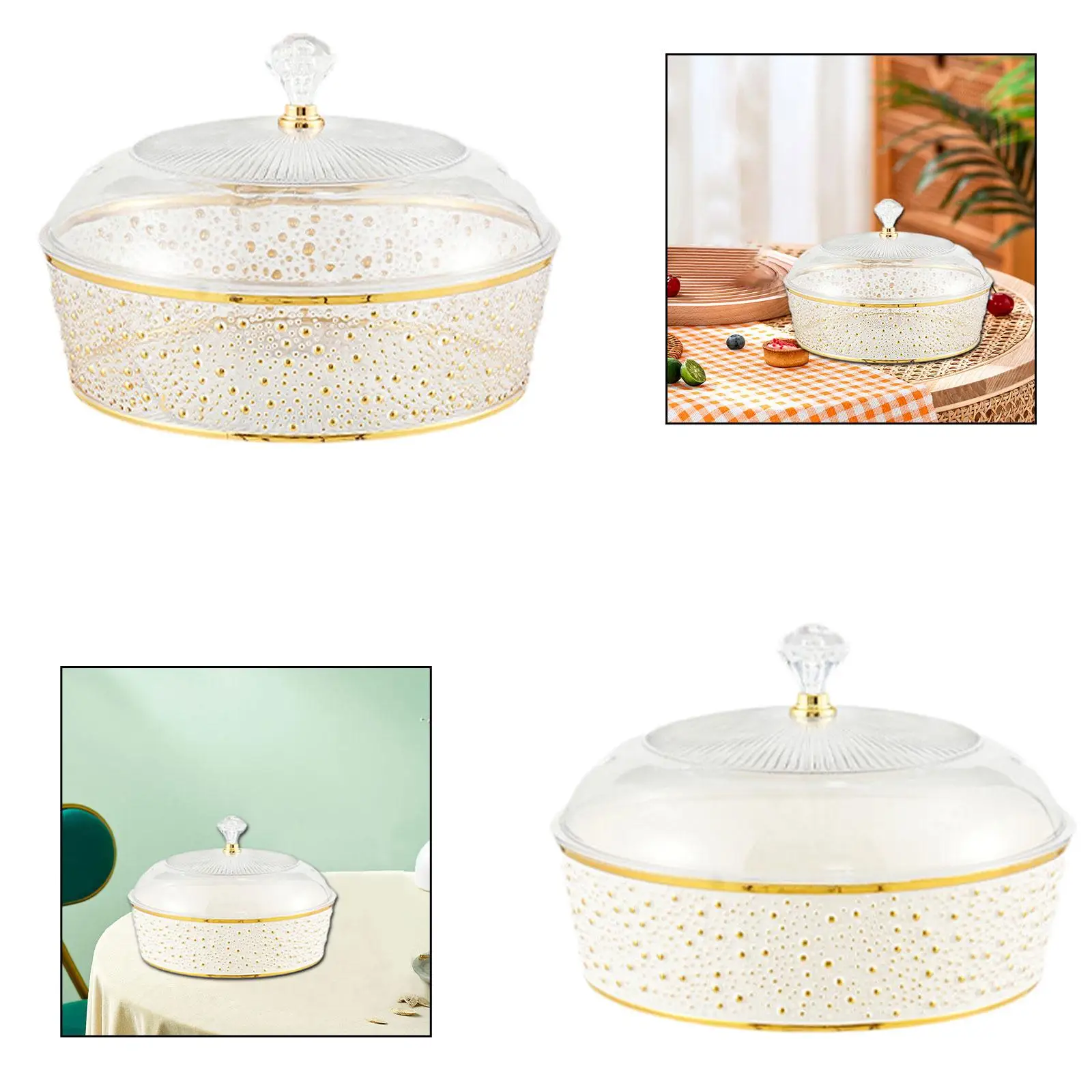 20cm Appetizer Fruit Tray Container Lightweight Round Food Storage Organizer
20cm Appetizer Fruit Tray Container Lightweight Round Food Storage Organizer