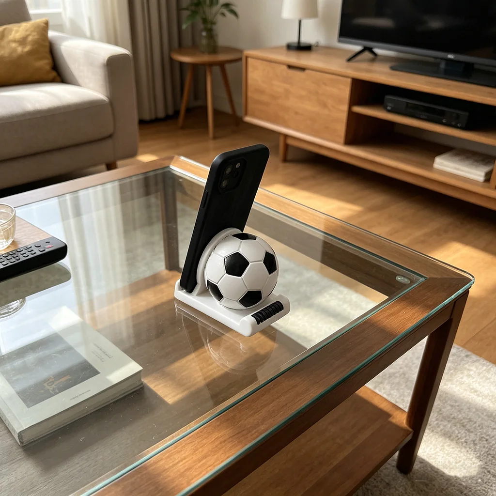 Football Shaped Phone Stand, Soccer Ball Resin Desk Holder, Cute Mobile Phone Support for Office & Home
Football Shaped Phone Stand, Soccer Ball Resin Desk Holder, Cute Mobile Phone Support for Office & Home
