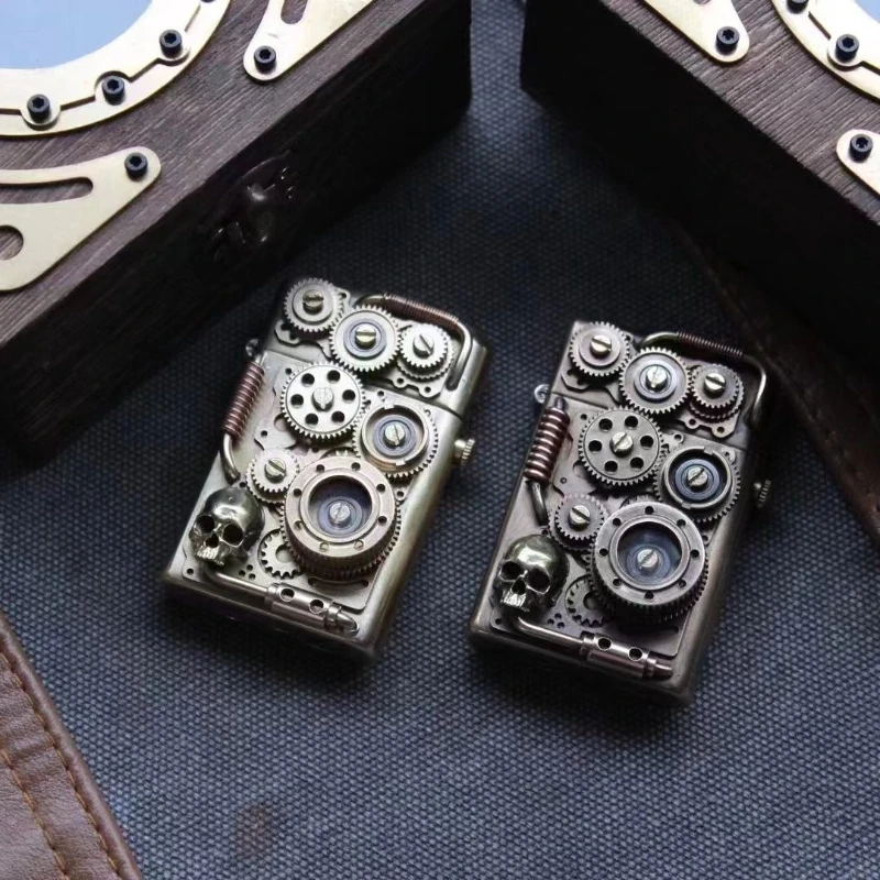 2026 new Mechanical No.1 Steampunk Fuel Lighter, One Click Launch Ignition Retro Lighter, Cigarette Accessories, Men's Gift
2026 new Mechanical No.1 Steampunk Fuel Lighter, One Click Launch Ignition Retro Lighter, Cigarette Accessories, Men's Gift