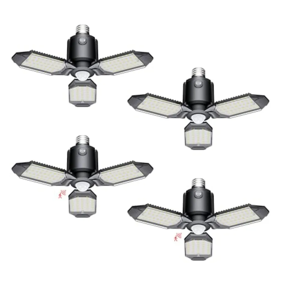 Motion Sensor Garage Light, 80W Garage Lights Ceiling Led Motion Activated, Dusk to Dawn Sensor Lights, Ultra Bright LED Shop L
Motion Sensor Garage Light, 80W Garage Lights Ceiling Led Motion Activated, Dusk to Dawn Sensor Lights, Ultra Bright LED Shop L