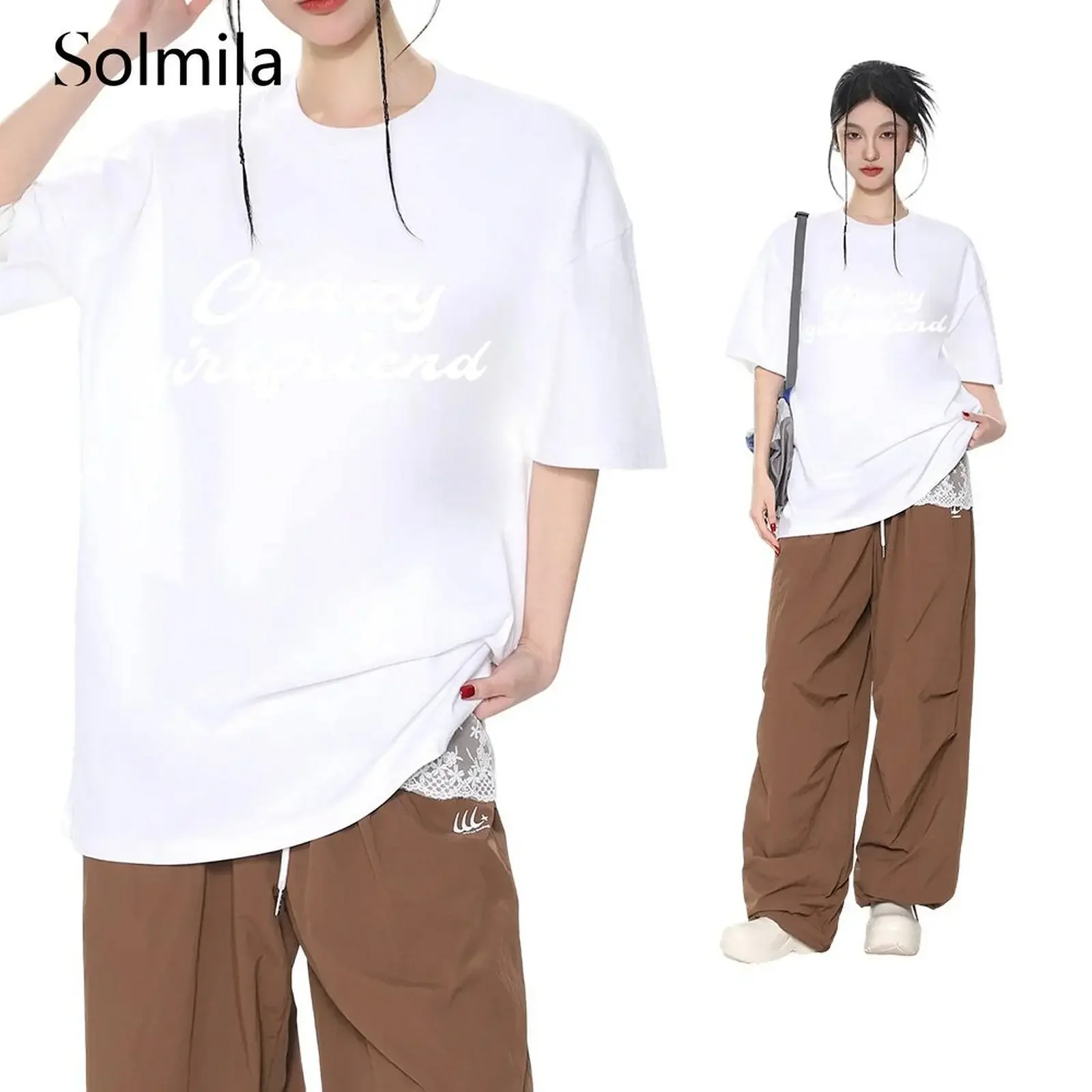 Casual Women's Shirt Korean T Shirt Daily Casual Wear Home Comfortable Clothing Round Neck Style Casual Outings
Casual Women's Shirt Korean T Shirt Daily Casual Wear Home Comfortable Clothing Round Neck Style Casual Outings