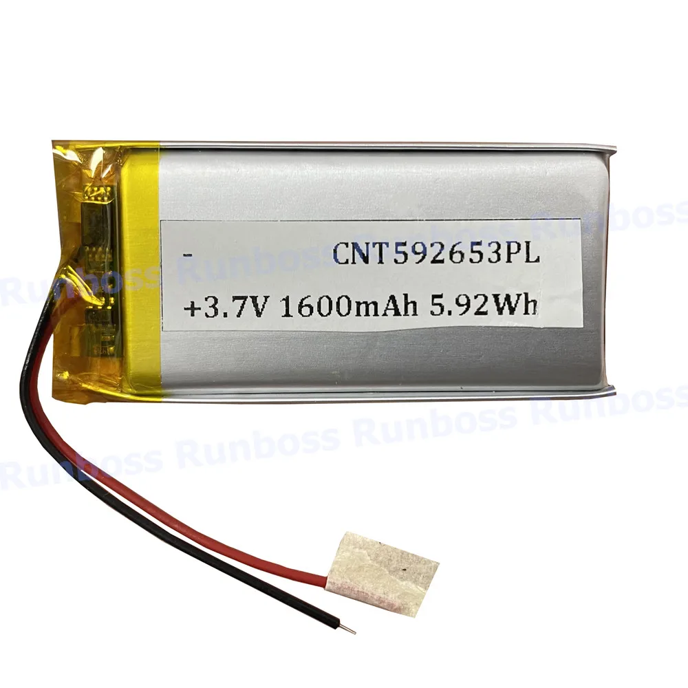 592653 3.7V 1600mAh New Battery for JBL Cardo Packtalk,Cardo Scala Rider Packtalk, Packtalk Duo, SRPT0102 Headset
592653 3.7V 1600mAh New Battery for JBL Cardo Packtalk,Cardo Scala Rider Packtalk, Packtalk Duo, SRPT0102 Headset