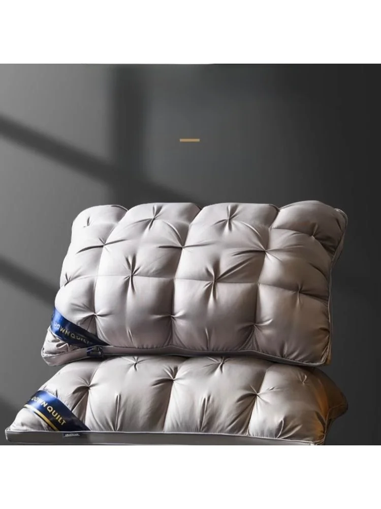 Hilton Five Star Hotel down Feather Pillow Core Single Person Non-Sagging Sp Aid Home Use Pillow Ne Support Rectangular