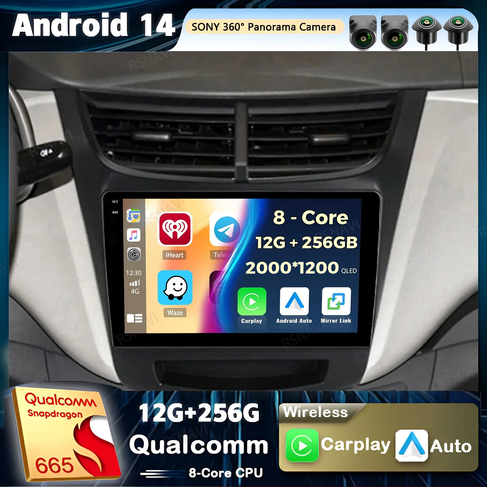 Android 14 Carplay Auto для Chevrolet Sail Aveo 2015-2019, автомобильный радиоприемник, 4G, Wi-Fi, навигационный плеер, мультимедийная камера с видеорегистратором 360
Android 14 Carplay Auto для Chevrolet Sail Aveo 2015-2019, автомобильный радиоприемник, 4G, Wi-Fi, навигационный плеер, мультимедийная камера с видеорегистратором 360