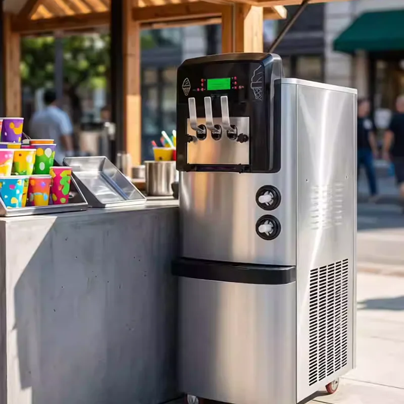 Commercial Stainless Steel Floor Standing Ice Cream Machine Catering Equipment Outdoor Festival Concert Life Flexible Placement
Commercial Stainless Steel Floor Standing Ice Cream Machine Catering Equipment Outdoor Festival Concert Life Flexible Placement