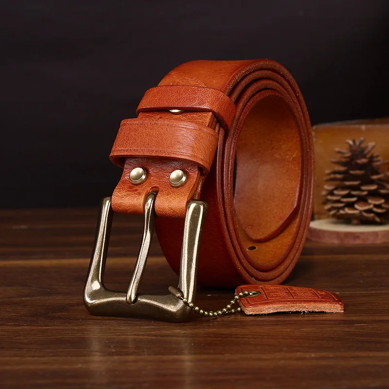 3.8cm Vintage Handmade Water-Dyed Vegetable-Tanned Top Layer Cowhide Belt for Men Genuine Leather Jeans Belt for Men
3.8cm Vintage Handmade Water-Dyed Vegetable-Tanned Top Layer Cowhide Belt for Men Genuine Leather Jeans Belt for Men