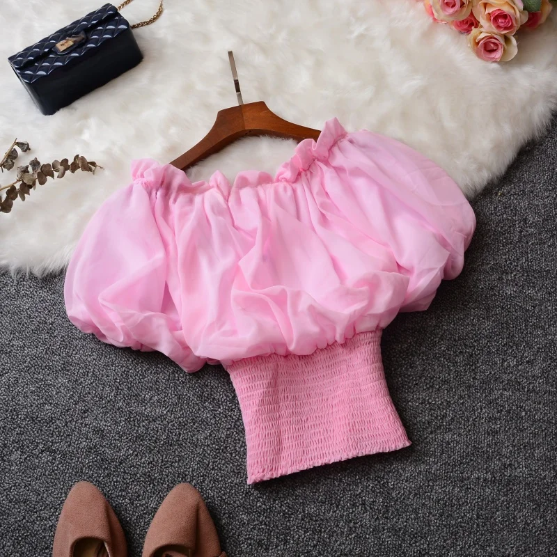 Summer New Style Fairy Tale Short Sleeve One Shoulder Bridesmaid Blouse Women's Slim Fit Polyester Fiber Korean Version Commu...
Summer New Style Fairy Tale Short Sleeve One Shoulder Bridesmaid Blouse Women's Slim Fit Polyester Fiber Korean Version Commu...