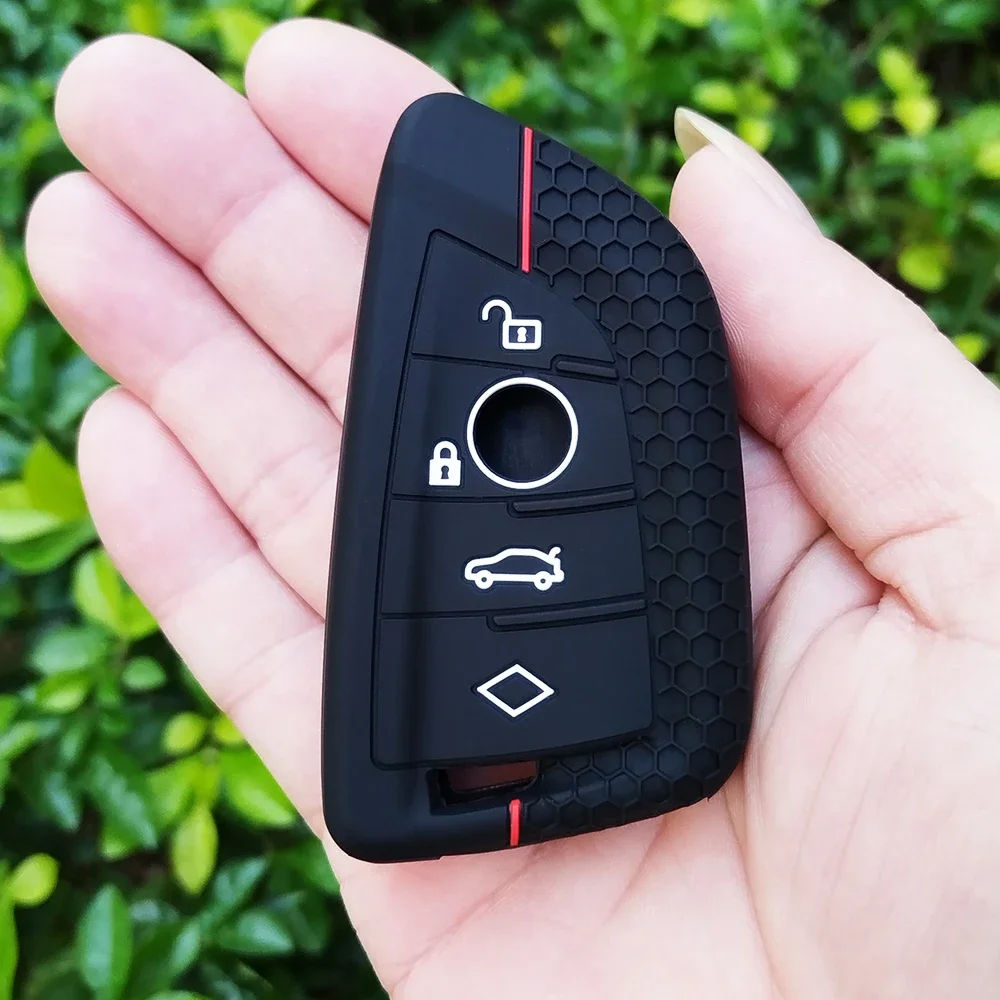 New Silicone Car Key Case Cover for BMW X1 X3 X4 X5 F15 X6 F16 G30 7 Series G11 F48 F39 520 525 f30 118i 218i 320i Car Interior
New Silicone Car Key Case Cover for BMW X1 X3 X4 X5 F15 X6 F16 G30 7 Series G11 F48 F39 520 525 f30 118i 218i 320i Car Interior