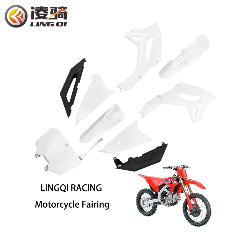 LINGQI гоночный мотоцикл полный пластиковый брызговик CRF450 комплекты обтекателей передний номерной знак для CRF 450 2022 внедорожного питбайка
LINGQI гоночный мотоцикл полный пластиковый брызговик CRF450 комплекты обтекателей передний номерной знак для CRF 450 2022 внедорожного питбайка