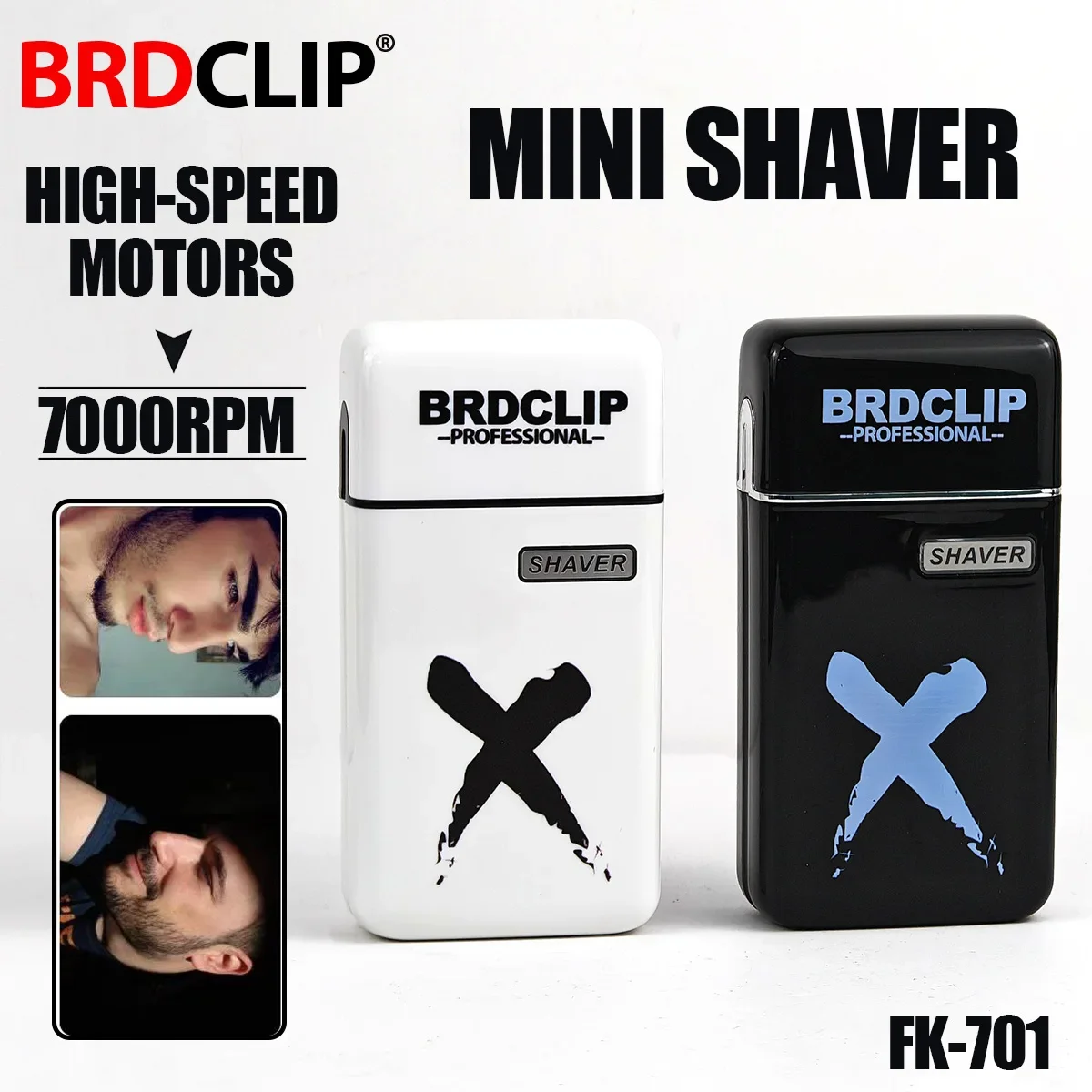 BRDCLIP FK701 High Motor 7000RPM МИНИ-бритва-триммер для волос Расческа перед стрижкой Ультратонкий нож-сетка Машинка для стрижки волос для мужчин Бритва
BRDCLIP FK701 High Motor 7000RPM МИНИ-бритва-триммер для волос Расческа перед стрижкой Ультратонкий нож-сетка Машинка для стрижки волос для мужчин Бритва