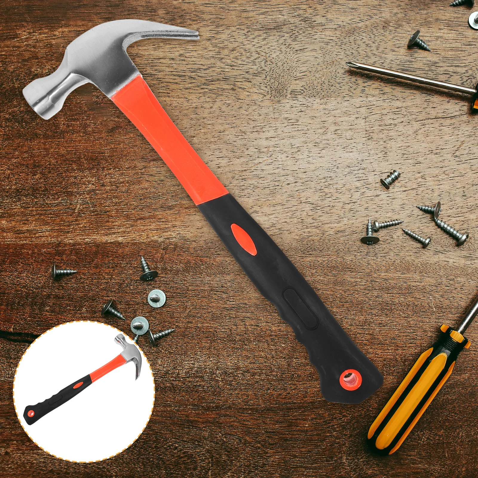 Multi-Purpose Claw Hammer High Grade Carbon Steel Rubber Non-Slip Handle Ergonomic Design Anti-Rust Polished Surface
Multi-Purpose Claw Hammer High Grade Carbon Steel Rubber Non-Slip Handle Ergonomic Design Anti-Rust Polished Surface