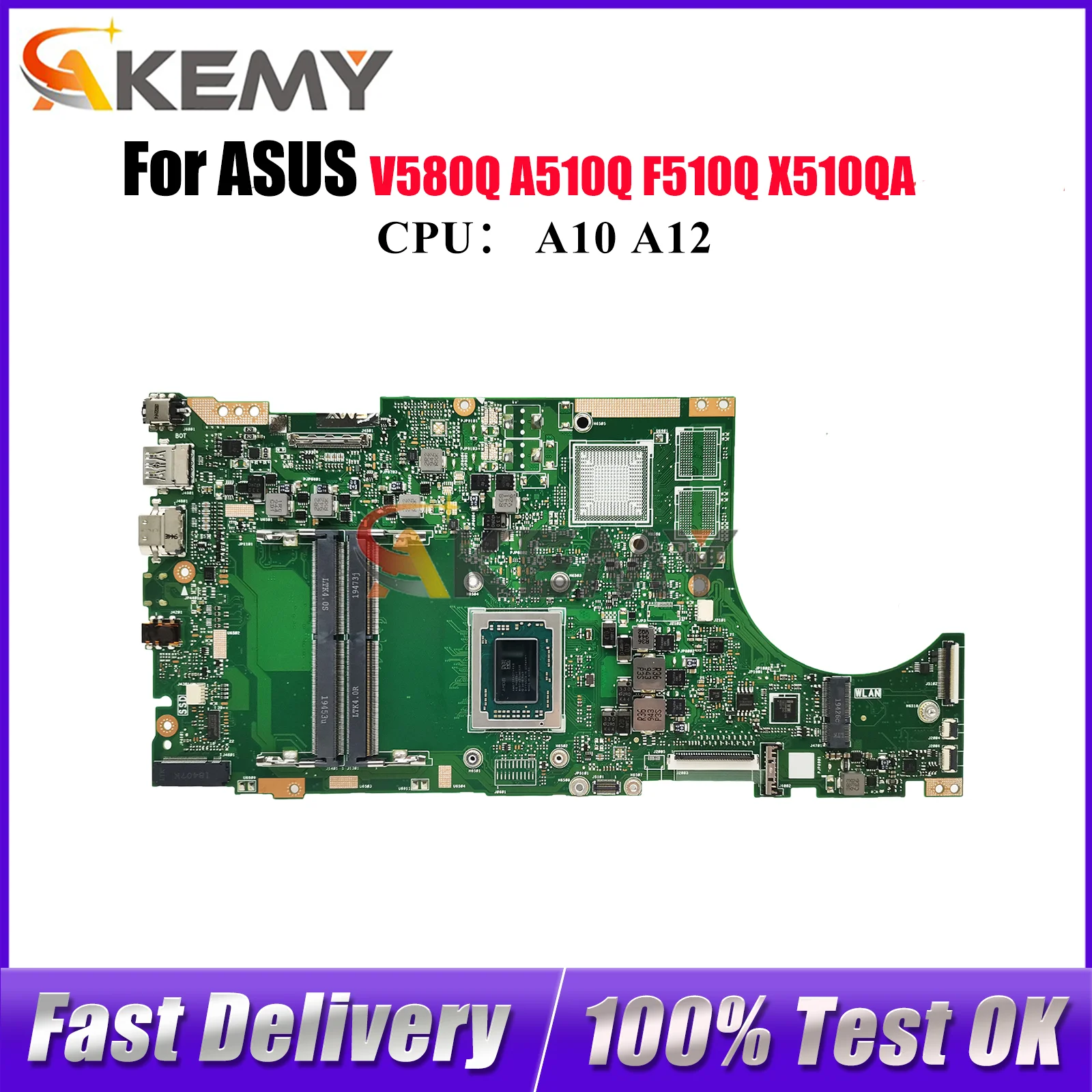X510QR Материнская плата для ноутбука ASUS VivoBook X510QA V580Q A510Q X510QR X510Q F510Q Материнская плата с процессором A10 A12 100% tests OK stk
X510QR Материнская плата для ноутбука ASUS VivoBook X510QA V580Q A510Q X510QR X510Q F510Q Материнская плата с процессором A10 A12 100% tests OK stk