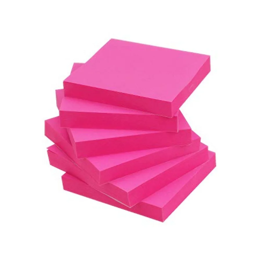 Sticky Notes 3x3 Self-Stick Notes Color 6 Pads, 100 Sheets/Pad
Sticky Notes 3x3 Self-Stick Notes Color 6 Pads, 100 Sheets/Pad